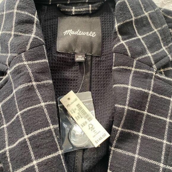 Madewell windowpane blazer size XS - Picture 7 of 7